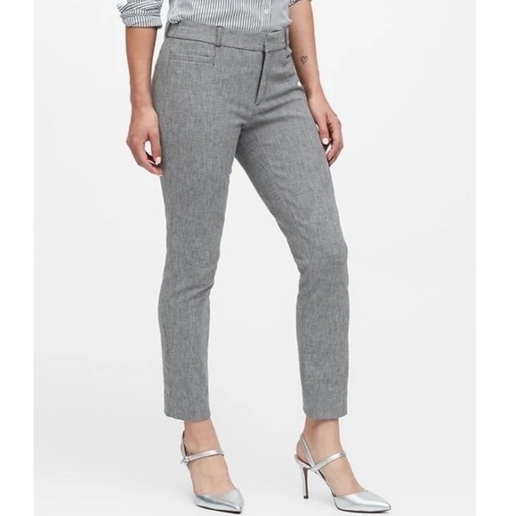 Banana Republic Pants - Banana Republic Women's Sloan Skinny Fit Grey Ankle Length Pants 2P